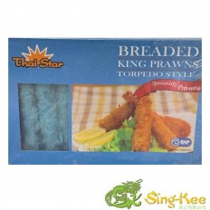Thai Star Breaded King Prawns Torpedo Style 500g