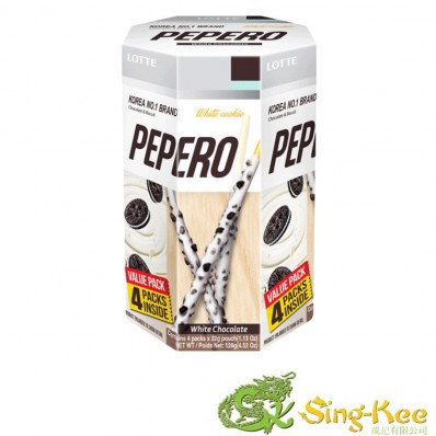 Lotte Pepero White Cookie Multi Pack 128g