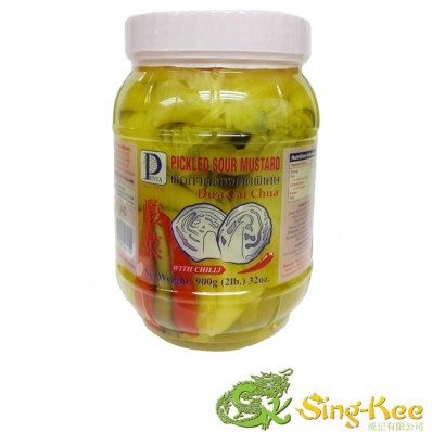 Lin Lin Pickled Sour Mustard Green with Chilli 900g