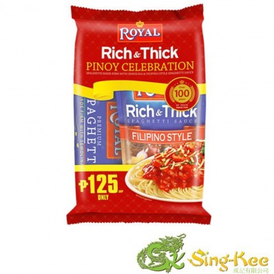 Royal Filipino Spaghetti & Sauce Celebration Value Pack 1kg+900g