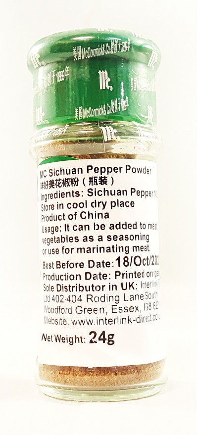 MCCORMICK Sichuan Pepper Powder 24g