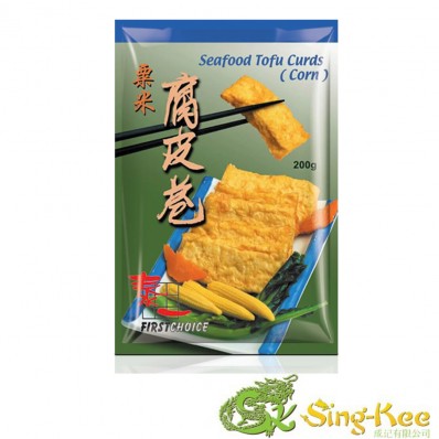 FIRST CHOICE SWEETCORN BEANCURD ROLL 200G