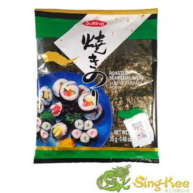 SUKINA KOREAN ROASTED SEAWEED 10 SHEETS - 24G