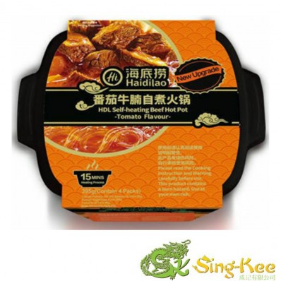 Haidilao-Self-Heating Beef Hot Pot - Tomato Flavour 395g