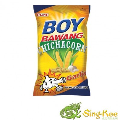 BOY BAWANG CHICHACORN SUPER GARLIC FLAVOUR 100G