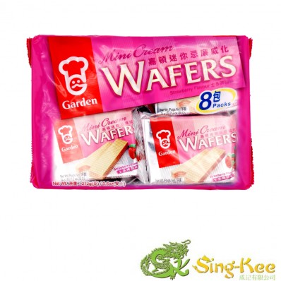 Garden Mini Cream Wafers Strawberry (8 Packs) 272g