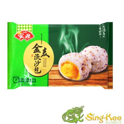 Anjoy Golden Wheat Custard Bun 300g