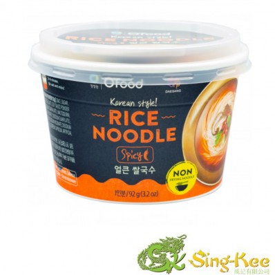 O'food Korean Style Rice Noodle Spicy 92g