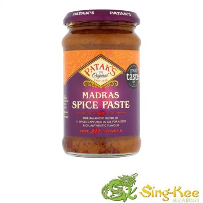 PATAK'S MADRAS SPICE PASTE (HOT) 283G