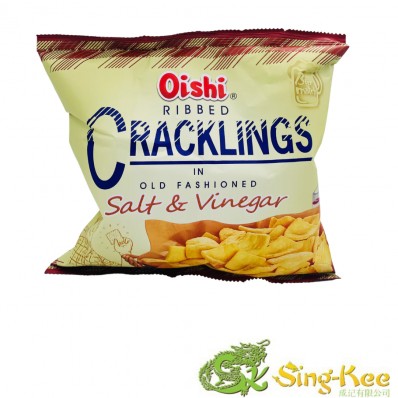 Oishi Old Fashioned Ribbed Crackling Salt & Vinegar 50g