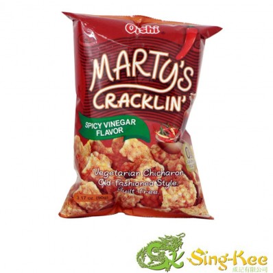 Oishi Marty's Crackling Spicy & Vinegar Chicharon 90g