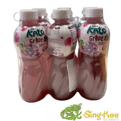 Kato Nata De Coco Grape 320ml x 6