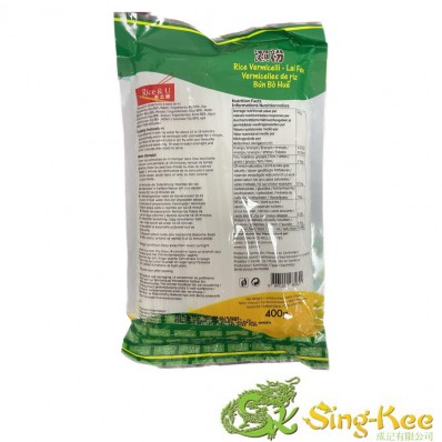 R&U Rice Vermicelli (LaiFen) 400g R&U Rice Vermicelli (LaiFen) 400g