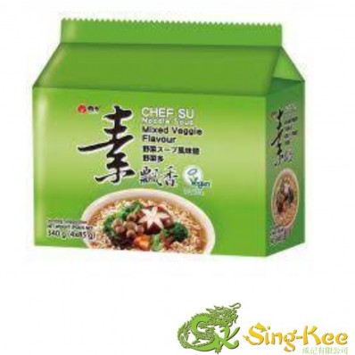 Wei Lih Chef Su Noodle Mixed Veggie 340g (85g x 4)