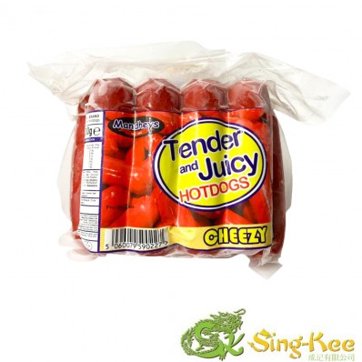 Mandhey's Tender & Juicy Cheezy Pork Hotdogs - Regular 500g