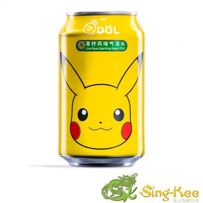 QDOL Pokemon Lime Flavour Sparkling Water 330ml