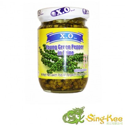 XO Young Green Pepper in Brine 227g