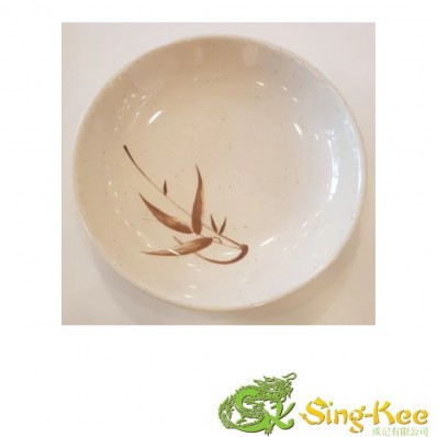 Bamboo Pattern Deep Plate 210x42mm