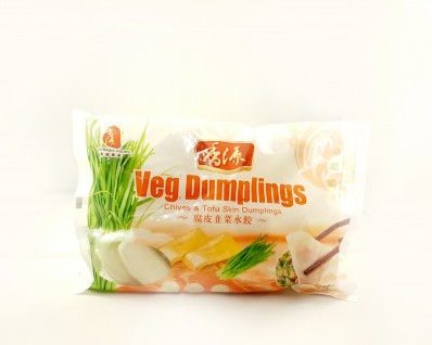 FRESHASIA Veg Dumplings - Chives & Tofu Skin Dumplings 450g